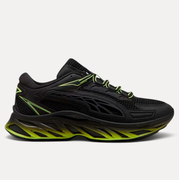 Кросівки Puma Exotek Nitro Black Electric Lime