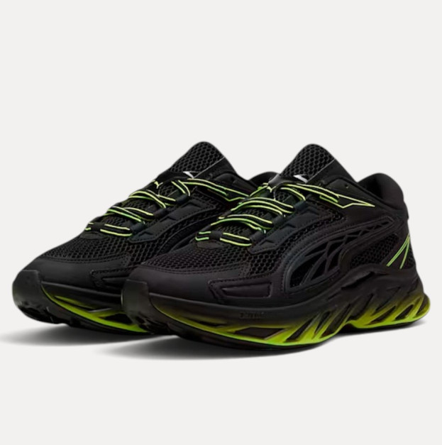 Кросівки Puma Exotek Nitro Black Electric Lime