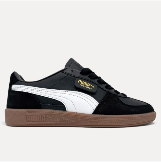 Кросівки Puma Palermo Leather Black Feather Grey Gum