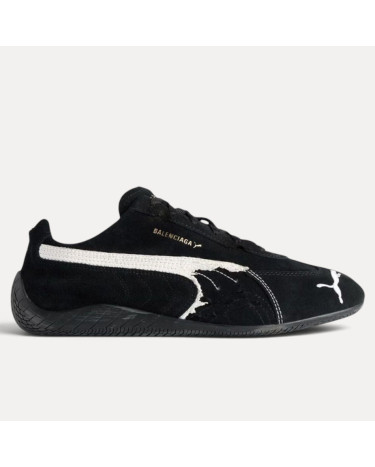 Кроссовки Puma Speedcat x Balenciaga Suede Distressed Black White