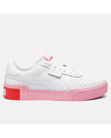 Кросівки Puma White & Pink Cali Trainers