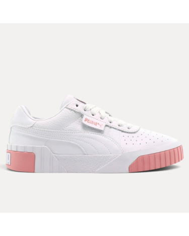 Кроссовки Puma White & Pink Cali Trainers