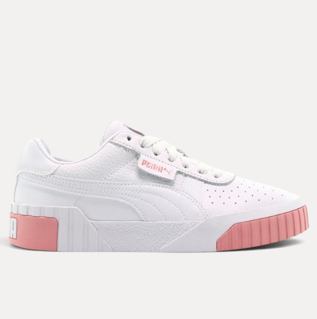 Кросівки Puma White & Pink Cali Trainers
