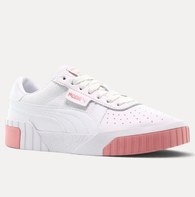 Кросівки Puma White & Pink Cali Trainers