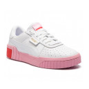 Puma White & Pink Cali Trainers 369155-02